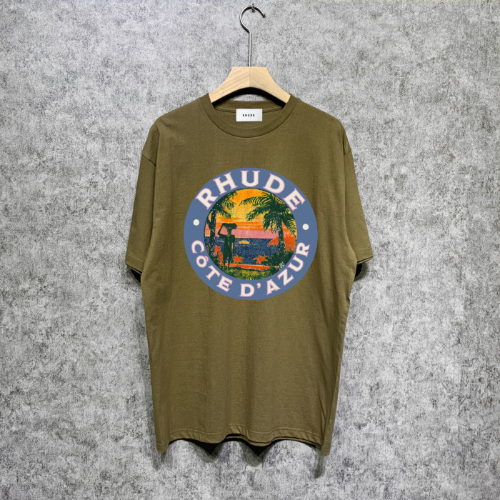 SMCL-1086 High Quality Rhude Cotton Shirt