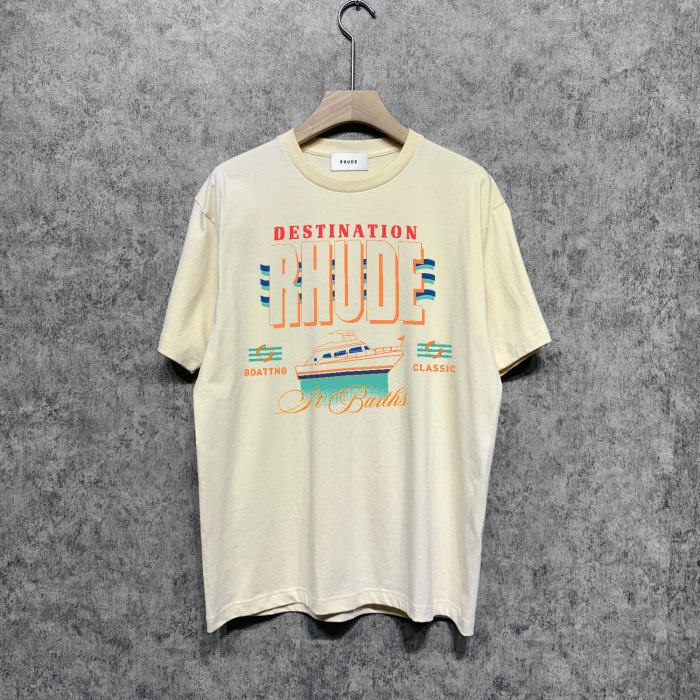 SMCL-1128 High Quality Rhude Cotton Shirt