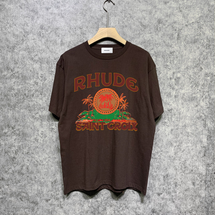 SMCL-1089 High Quality Rhude Cotton Shirt