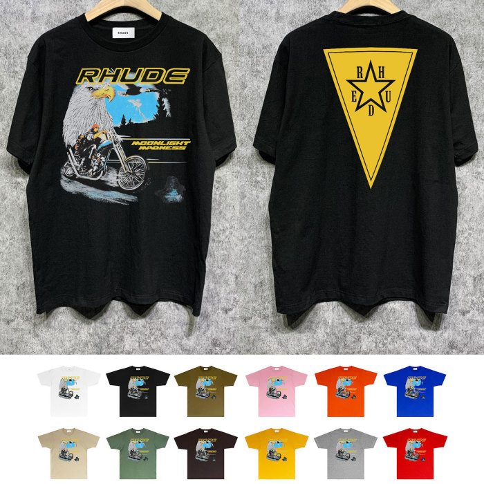 SMCL-1154 High Quality Rhude Cotton Shirt