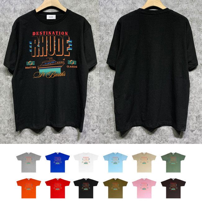 SMCL-1128 High Quality Rhude Cotton Shirt