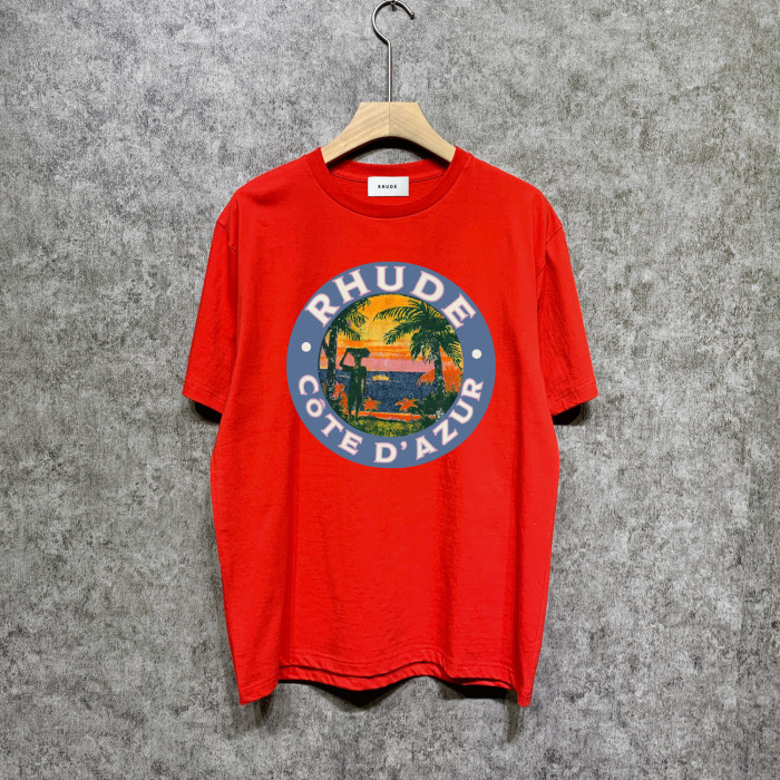 SMCL-1086 High Quality Rhude Cotton Shirt