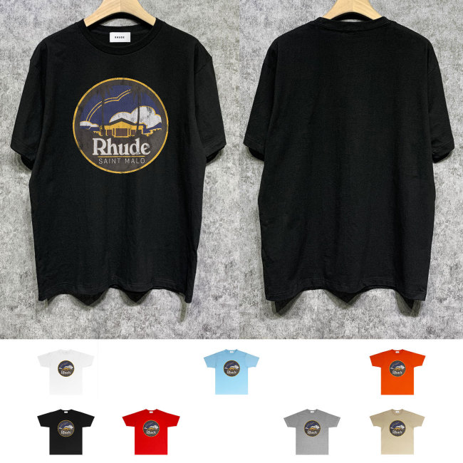 SMCL-1054 High Quality Rhude Cotton Shirt