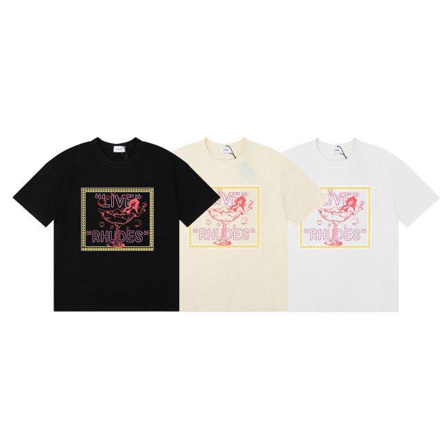 SMCL-1596 High Quality Rhude Cotton Shirt