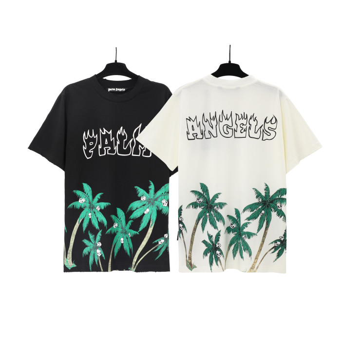 SMCL-1459 High Quality Palms Angels Cotton Shirt