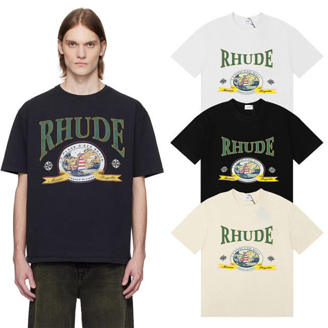 SMCL-1611 High Quality Rhude Cotton Shirt