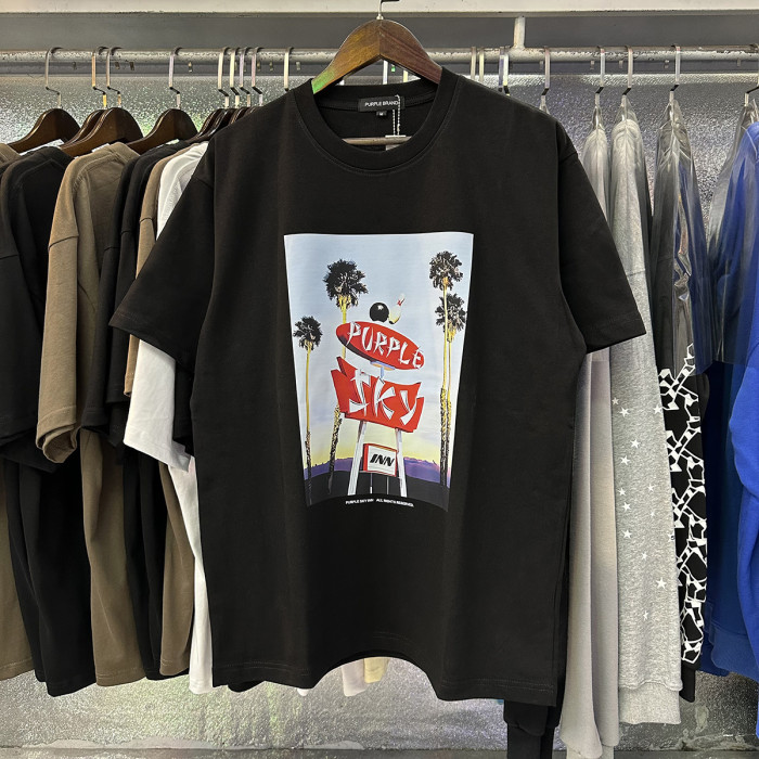 SMCL-1544 High Quality Purple Brand Cotton Shirt