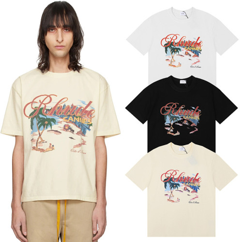 SMCL-1668 High Quality Rhude Cotton Shirt