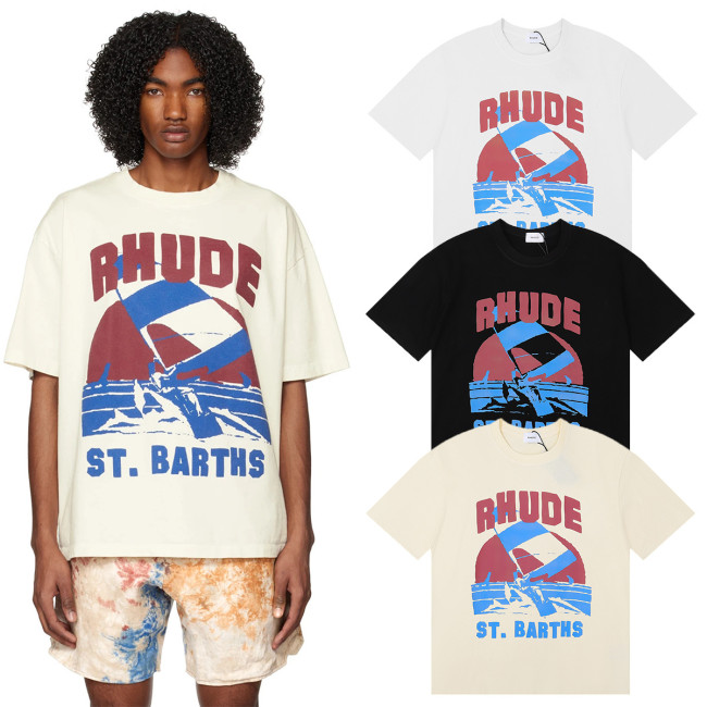 SMCL-1693 High Quality Rhude Cotton Shirt
