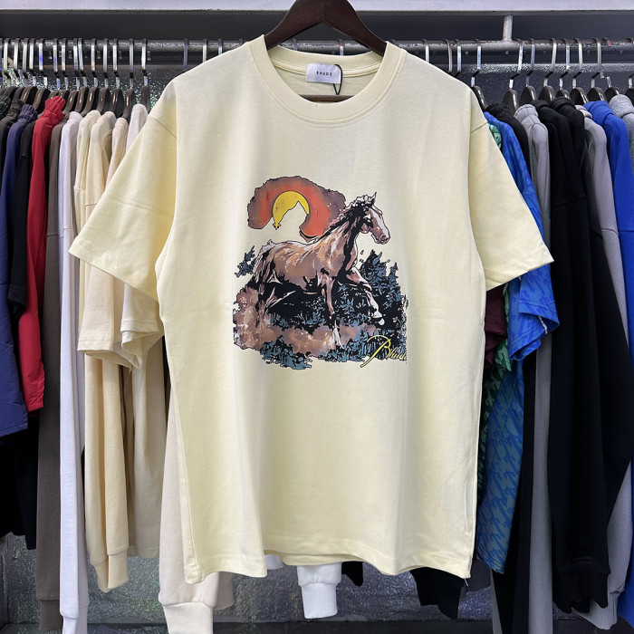 SMCL-1669 High Quality Rhude Cotton Shirt