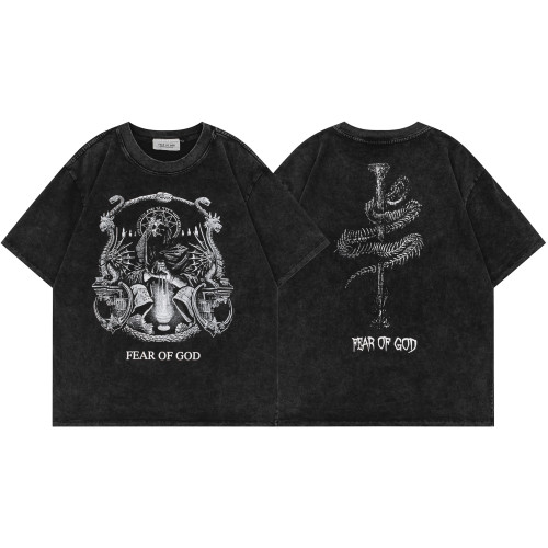 SMCL-1979 High Quality FOG Essentials Retro 240g Cotton Shirt