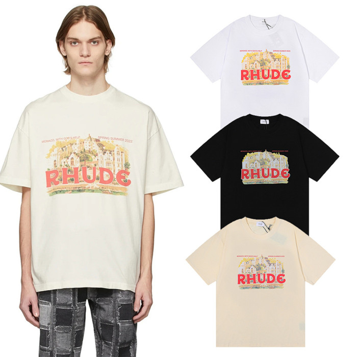 SMCL-1725 High Quality Rhude Cotton Shirt