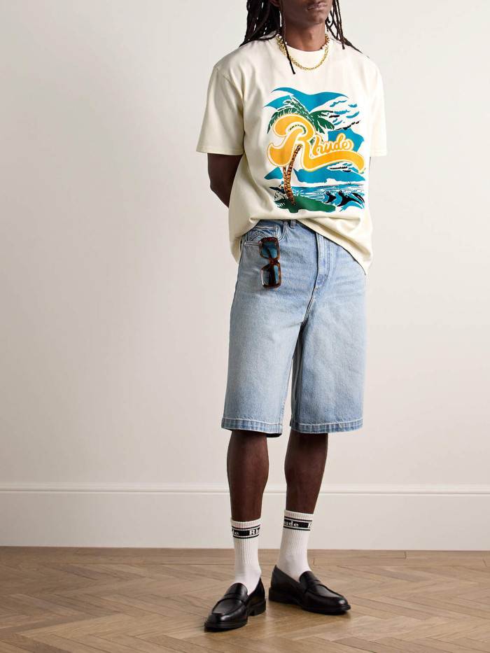 SMCL-1660 High Quality Rhude Cotton Shirt