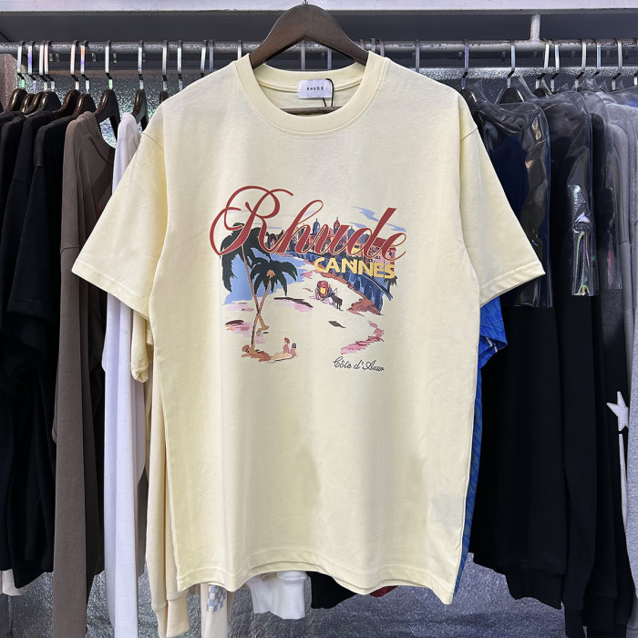 SMCL-1668 High Quality Rhude Cotton Shirt