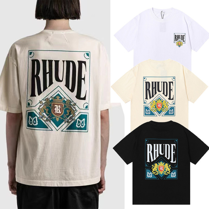 SMCL-1719 High Quality Rhude Cotton Shirt