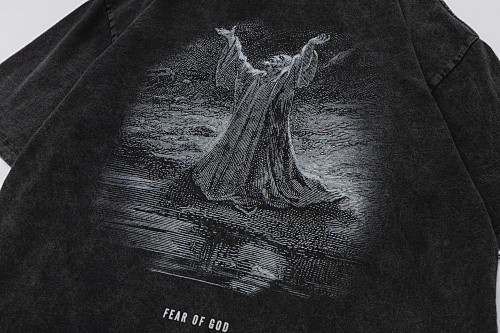 SMCL-1983 High Quality FOG Essentials Retro 240g Cotton Shirt