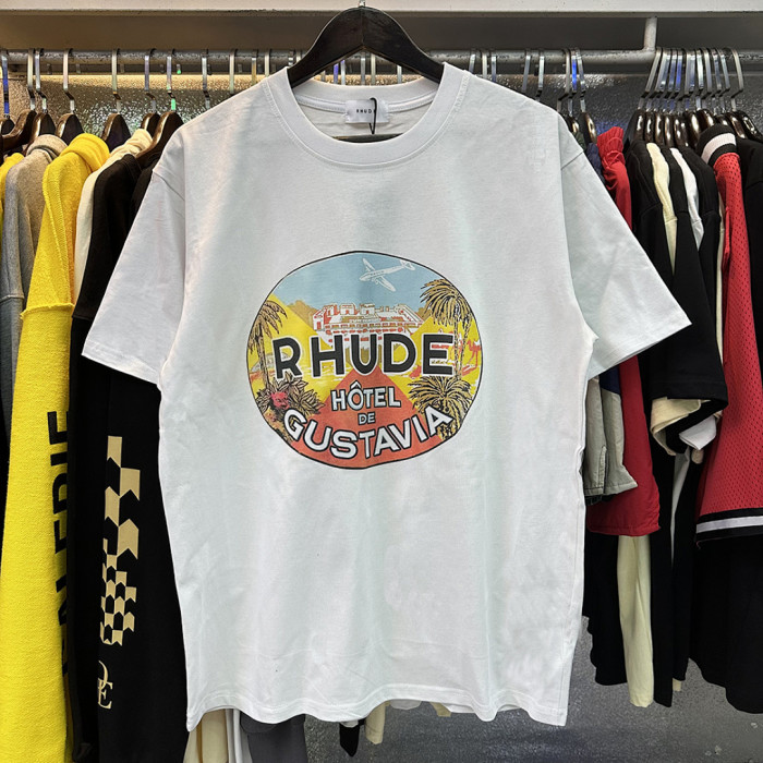 SMCL-1696 High Quality Rhude Cotton Shirt