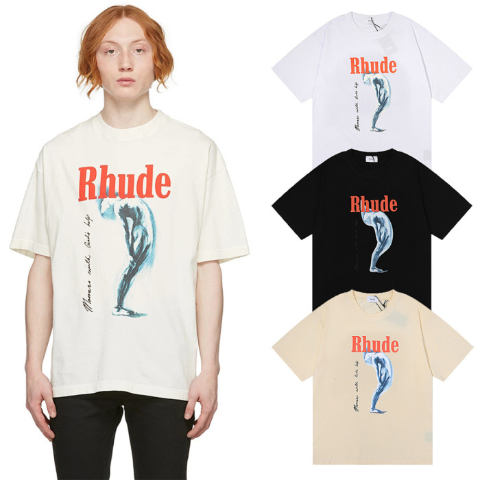 SMCL-1733 High Quality Rhude Cotton Shirt