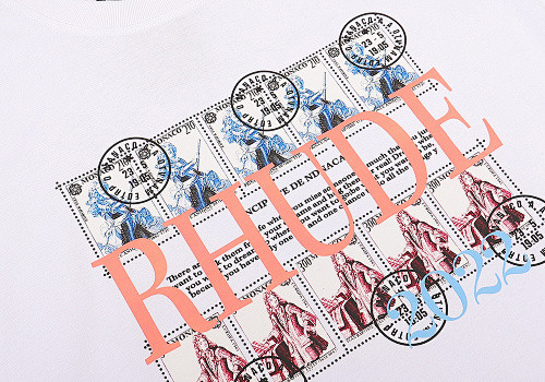 SMCL-1723 High Quality Rhude Cotton Shirt