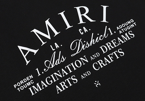 SMCL-1785 High Quality Amiri Cotton Shirt