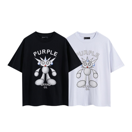 SMCL-2555 High Quality Purple Brand 240g Cotton Shirt