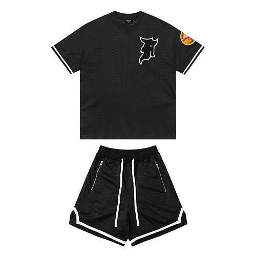 SMCL-2380 High Quality FOG Essentials Sport Shirt + Shorts Set