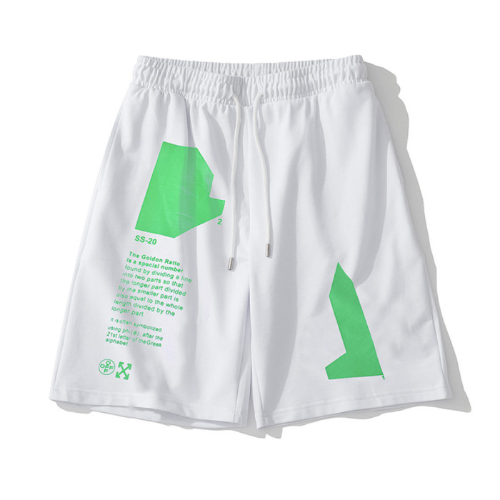 SMCL-2361 High Quality Off-white 360g Cotton Shorts