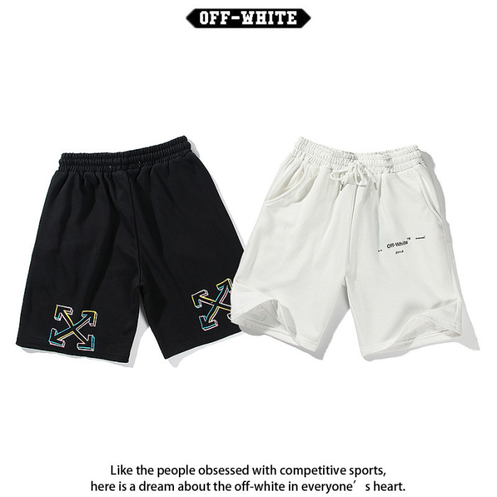 SMCL-2466 High Quality Off-white Cotton Shorts