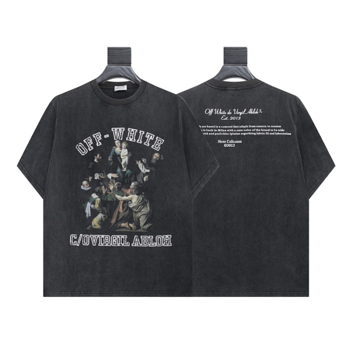 SMCL-2774 High Quality Off-white Retro Cotton Shirt