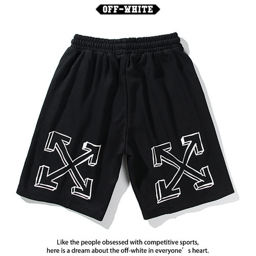 SMCL-2465 High Quality Off-white Cotton Shorts