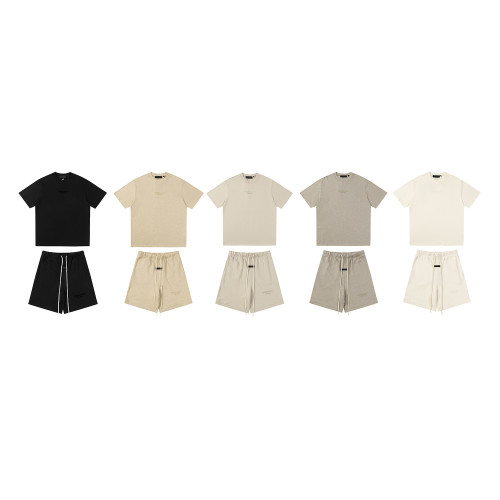 SMCL-2381 High Quality FOG Essentials Sport Shirt + Shorts Set