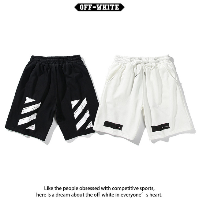 SMCL-2464 High Quality Off-white Cotton Shorts