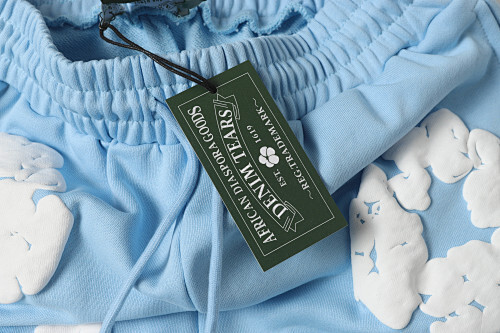 SMCL-2384 High Quality Denim Tears Cotton Sport Shirt + Shorts Set