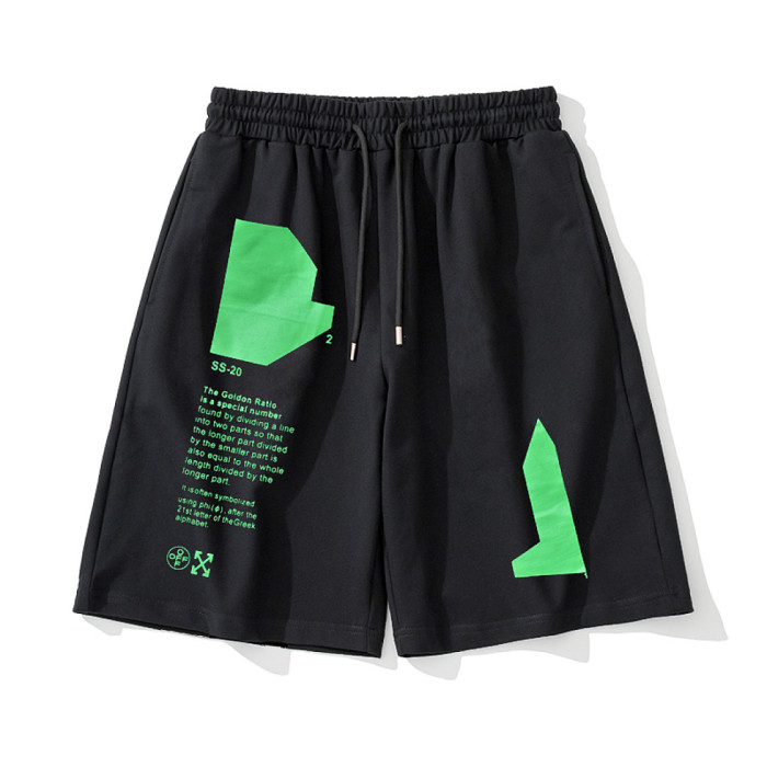 SMCL-2361 High Quality Off-white 360g Cotton Shorts