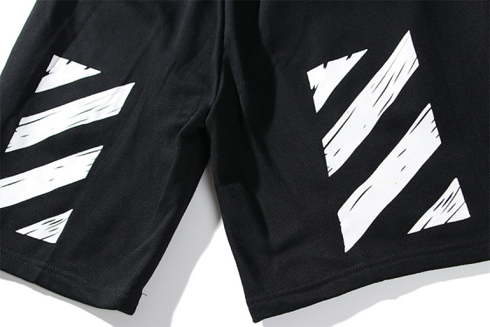 SMCL-2464 High Quality Off-white Cotton Shorts