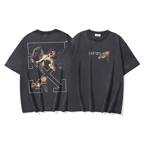 SMCL-2995 High Quality Off-white Retro 280g Cotton Shirt