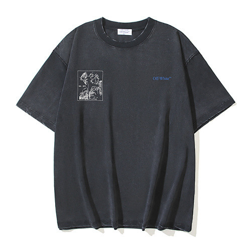 SMCL-2993 High Quality Off-white Retro 280g Cotton Shirt