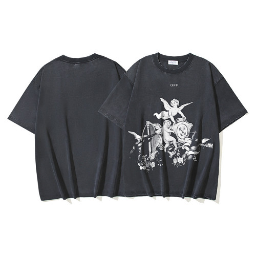 SMCL-3058 High Quality Off-white Retro 280g Cotton Shirt