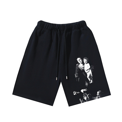 SMCL-2936 High Quality Off-white 450g Cotton Shorts
