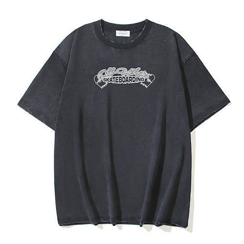 SMCL-2967 High Quality Off-white Retro 280g Cotton Shirt