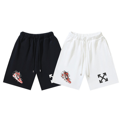 SMCL-2952 High Quality Off-white 450g Cotton Shorts