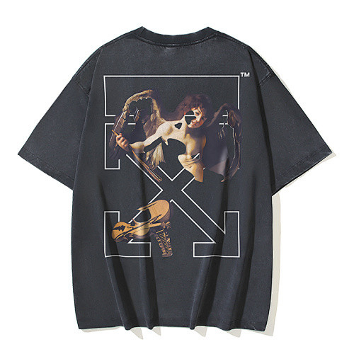 SMCL-2995 High Quality Off-white Retro 280g Cotton Shirt