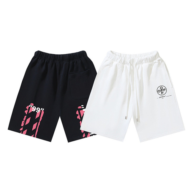 SMCL-2946 High Quality Off-white 450g Cotton Shorts