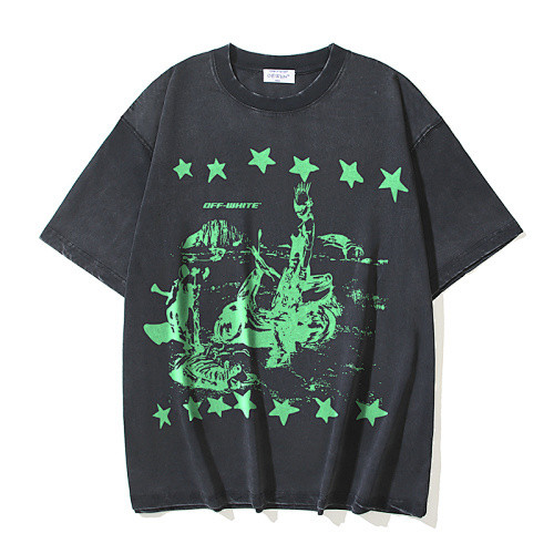 SMCL-2960 High Quality Off-white Retro 280g Cotton Shirt