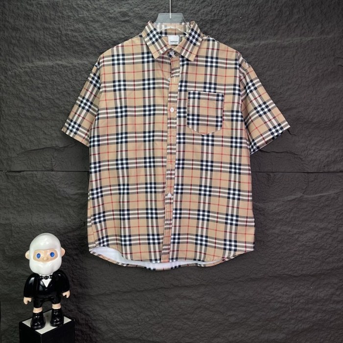 SMCL-3403 High Quality Burberry Cotton Shirt
