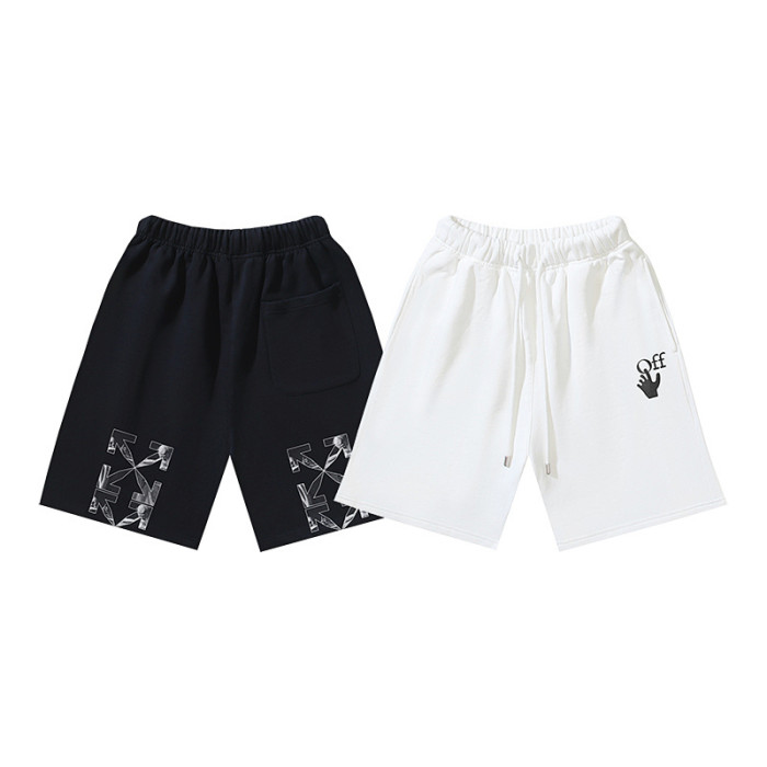 SMCL-2933 High Quality Off-white 450g Cotton Shorts