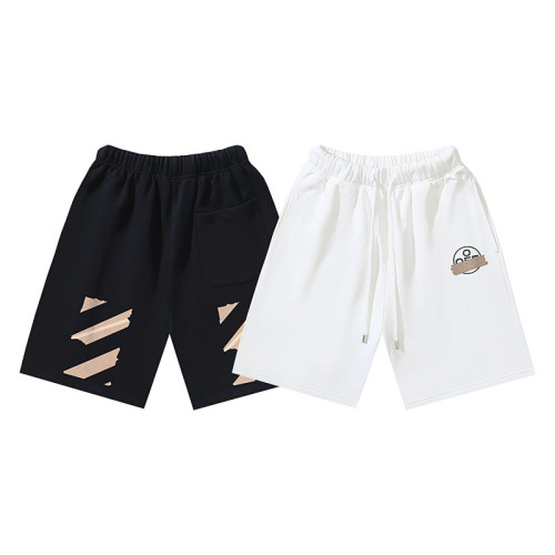 SMCL-2947 High Quality Off-white 450g Cotton Shorts