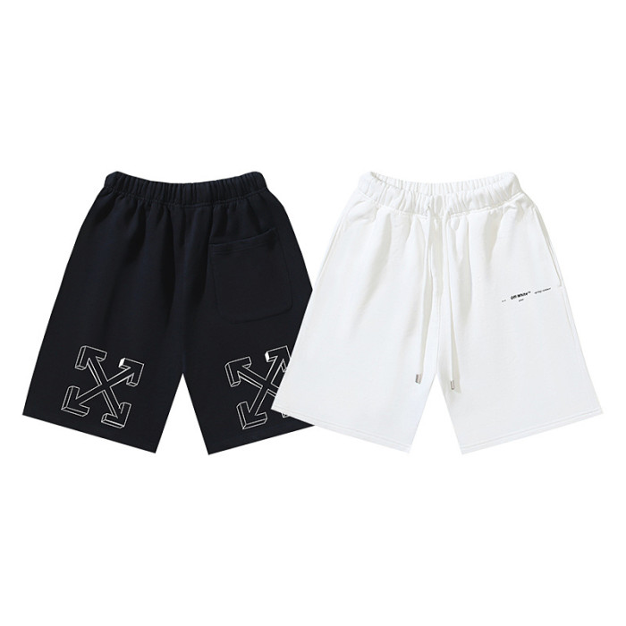 SMCL-2928 High Quality Off-white 450g Cotton Shorts