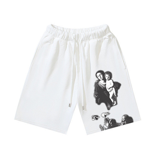 SMCL-2936 High Quality Off-white 450g Cotton Shorts
