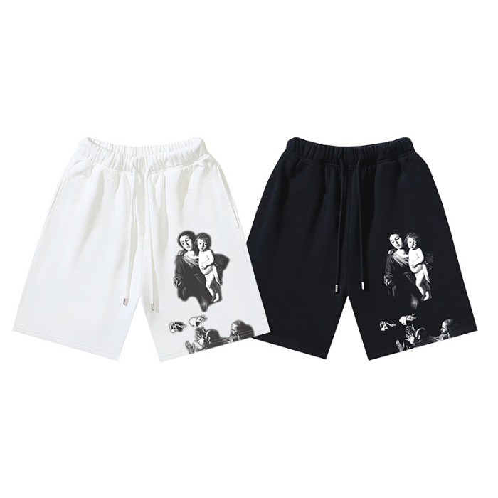 SMCL-2936 High Quality Off-white 450g Cotton Shorts